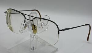 Vintage ZEISS HITEC 5670TT Eyeglasses Gunmetal 55-17-145 Frame Japan